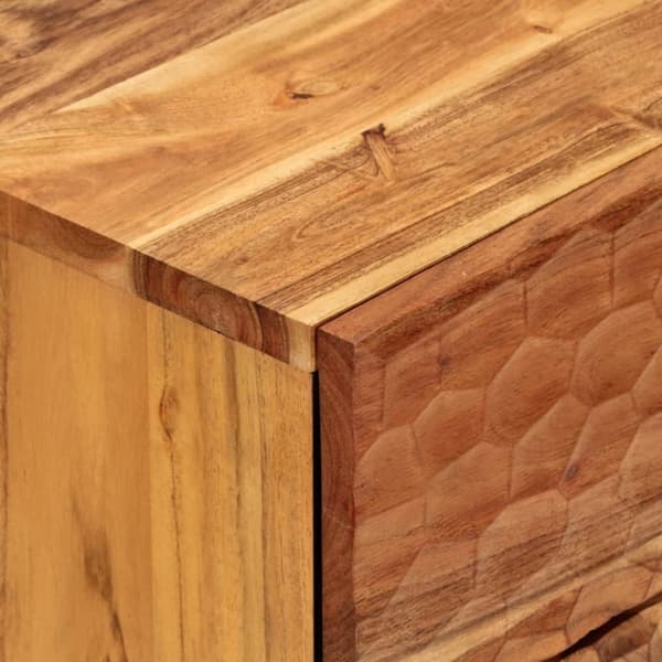 vidaXL Nattbord 50x33x60 cm heltre akasie