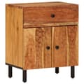 Miniatyrbilde 1 av 11: vidaXL Nattbord 50x33x60 cm heltre akasie