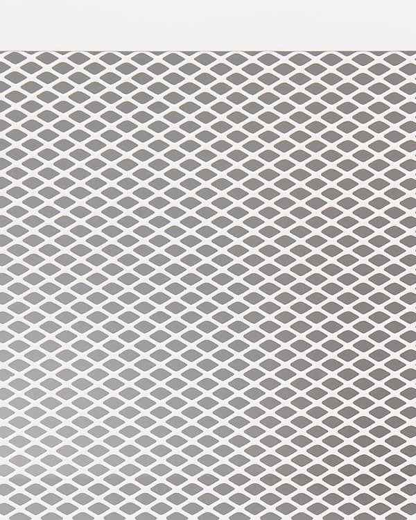 Yöpöytä valkoinen 45 x 35 cm teräs verkko-ovi sivupöytä moderni industriaalinen