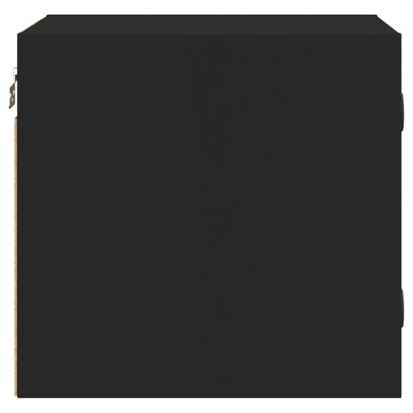 vidaXL Yöpöydät lasiovilla 2 kpl musta 35x37x35 cm