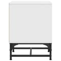 Miniatyrbilde 7 av 11: vidaXL Nattbord med glassdører 2 stk hvit 35x37x50 cm