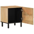 Miniatyrbilde 3 av 11: vidaXL Nattbord 2 stk 40x33x46 cm heltre mango