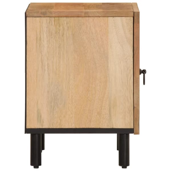 vidaXL Nattbord 2 stk 40x33x46 cm heltre mango