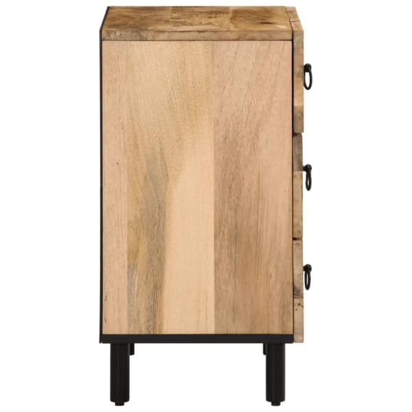 vidaXL sengebord 50x33x60 cm massivt mangotræ