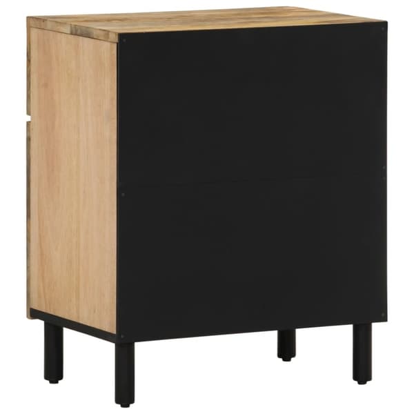 vidaXL Nattbord 50x33x60 cm heltre mango