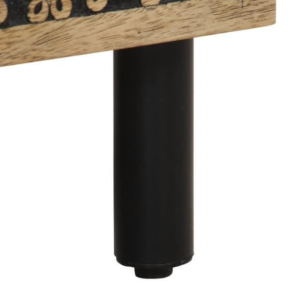 vidaXL Nattbord 50x33x60 cm heltre mango