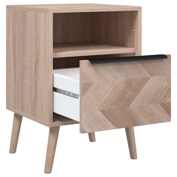 vidaXL Finori Finori sengebord Lusk 61A 38,5x38,5x57 cm sonoma-eg