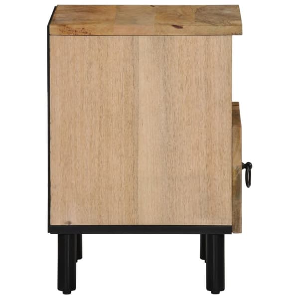 vidaXL sengeborde 2 stk. 40x33x46 cm massivt mangotræ