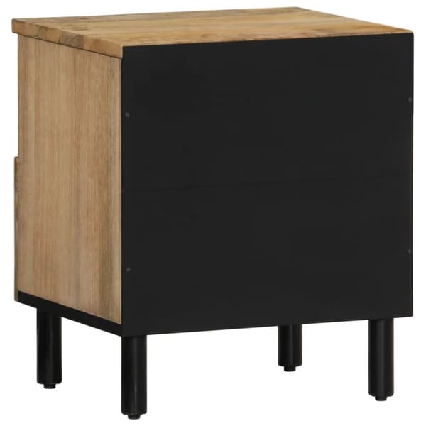 vidaXL sengeborde 2 stk. 40x33x46 cm massivt mangotræ