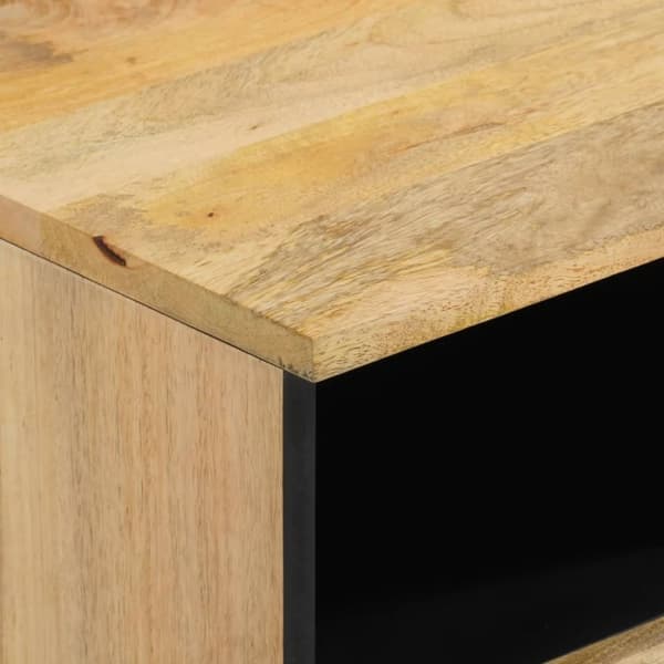 vidaXL sengeborde 2 stk. 40x33x46 cm massivt mangotræ