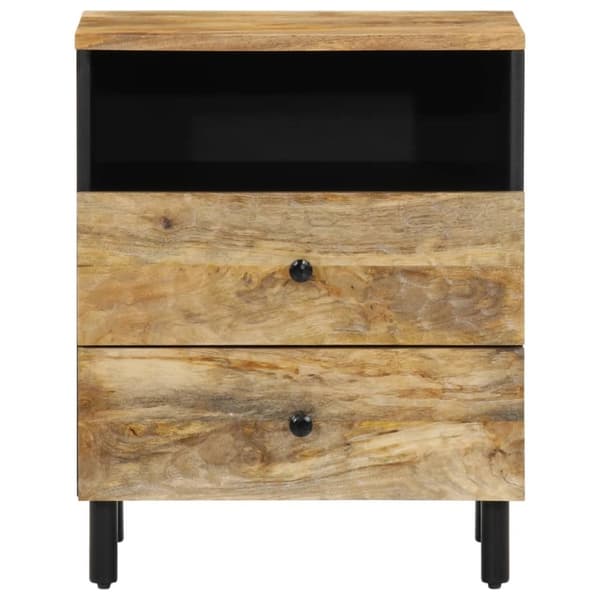 vidaXL Nattbord 50x33x60 cm heltre mango
