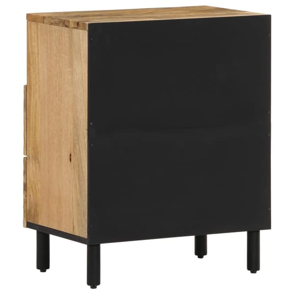 vidaXL Nattbord 50x33x60 cm heltre mango