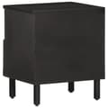 Miniatyrbilde 5 av 10: vidaXL Nattbord svart 40x33x46 cm heltre mango