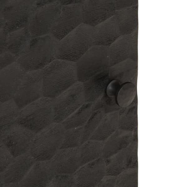 vidaXL sengebord 40x33x46 cm massivt mangotræ sort