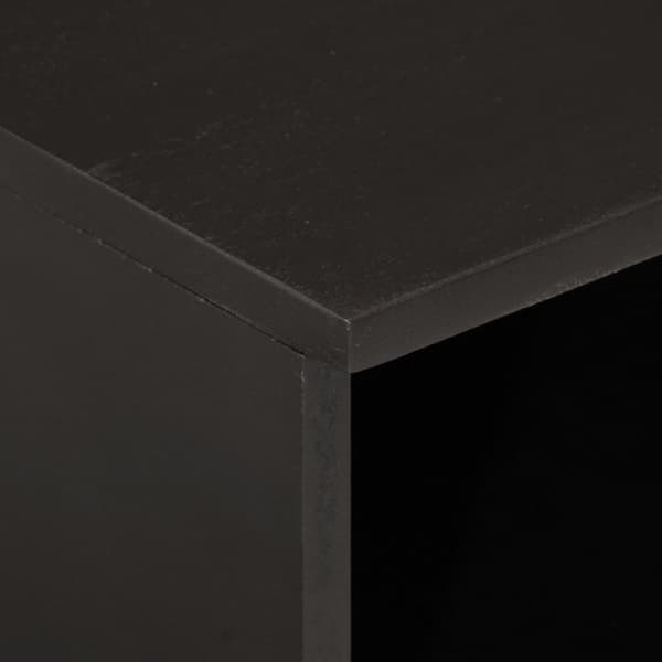 vidaXL sengeborde 2 stk. 40x33x46 cm massivt mangotræ sort
