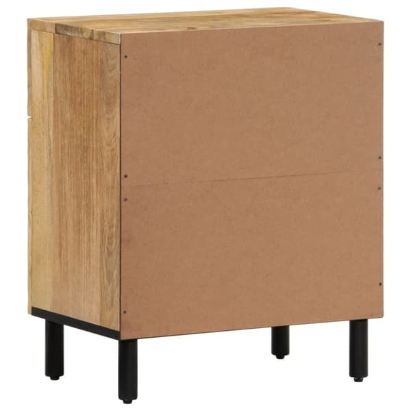 vidaXL sengebord 50x33x60 cm massivt mangotræ