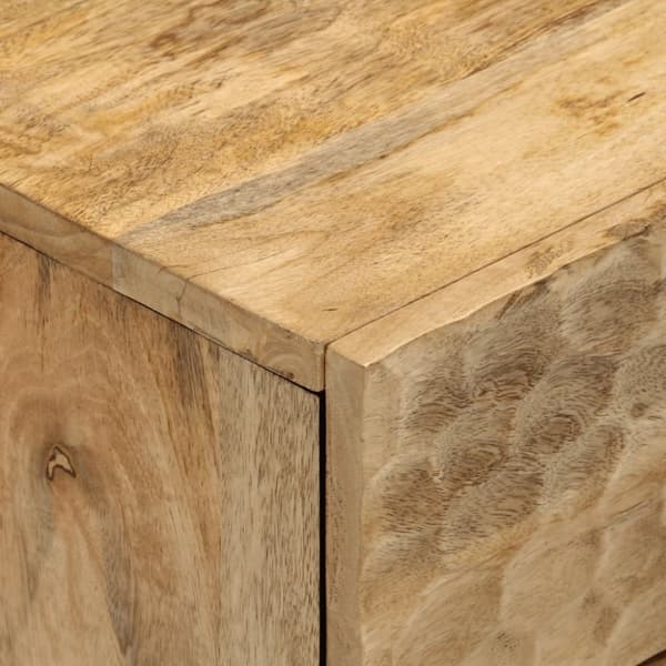 vidaXL sengebord 50x33x60 cm massivt mangotræ