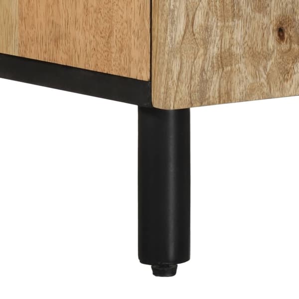 vidaXL sengebord 50x33x60 cm massivt mangotræ