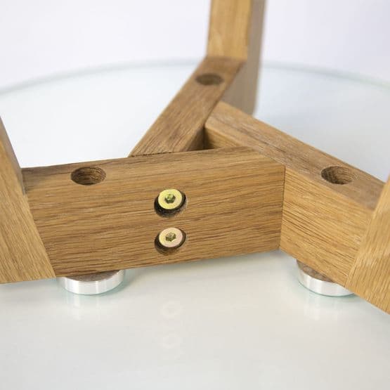 Sidobord - 2 St I Glas Runt