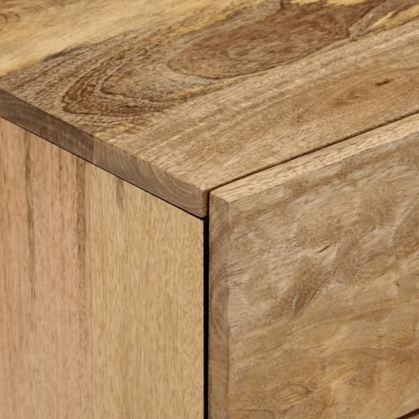 vidaXL Nattbord 2 stk 40x33x46 cm heltre mango