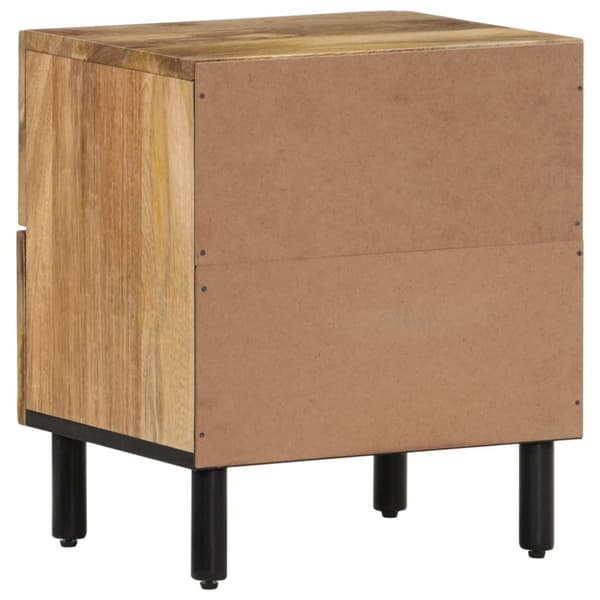 vidaXL Yöpöydät 2 kpl 40x33x46 cm täysi mangopuu