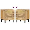 Miniatyrbilde 6 av 10: vidaXL Nattbord 40x33x46 cm heltre mango
