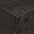 Miniatyrbilde 6 av 10: vidaXL Nattbord svart 40x30x50 cm heltre mango og jern