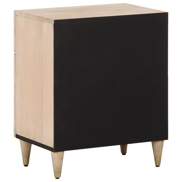 vidaXL Nattbord 50x33x60 cm heltre mango