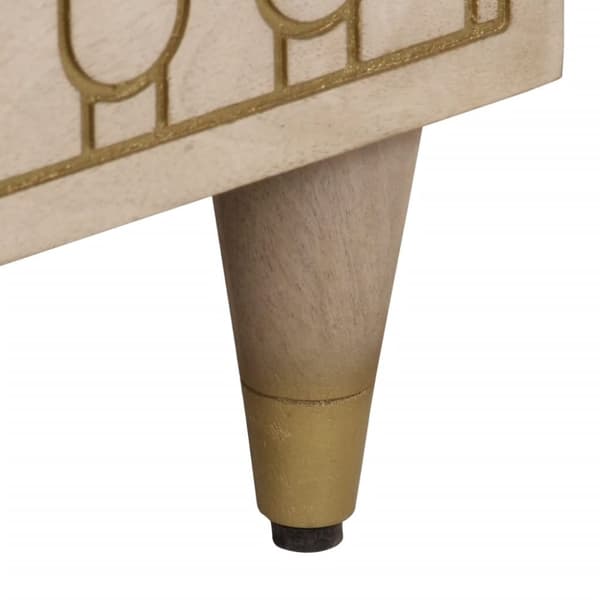 vidaXL Nattbord 50x33x60 cm heltre mango