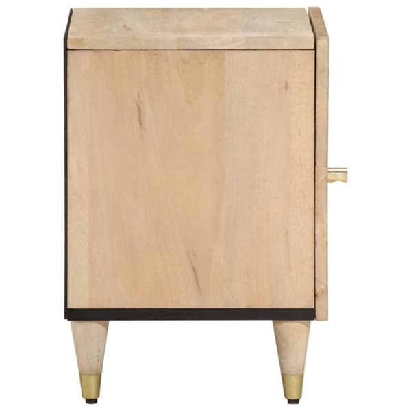 vidaXL Yöpöydät 2 kpl 40x33x46 cm täysi mangopuu