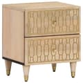 Miniatyrbilde 1 av 10: vidaXL Nattbord 40x33x46 cm heltre mango
