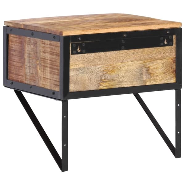 vidaXL Nattbord 40x35x40 cm heltre mango