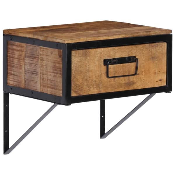 vidaXL Nattbord 40x35x40 cm heltre mango