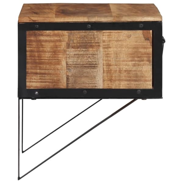 vidaXL sengebord 40x35x40 cm massivt mangotræ