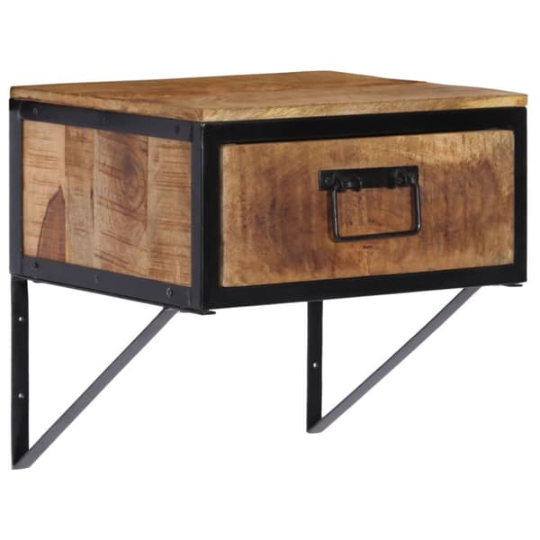 vidaXL sengebord 40x35x40 cm massivt mangotræ