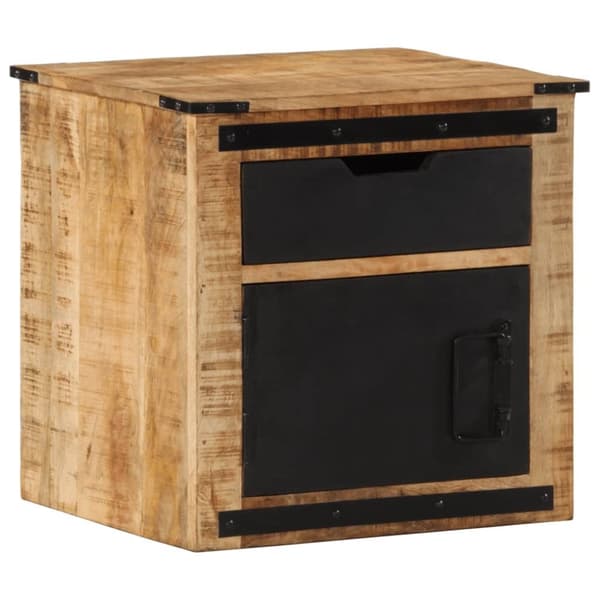 vidaXL Nattbord 45x40x45 cm heltre mango