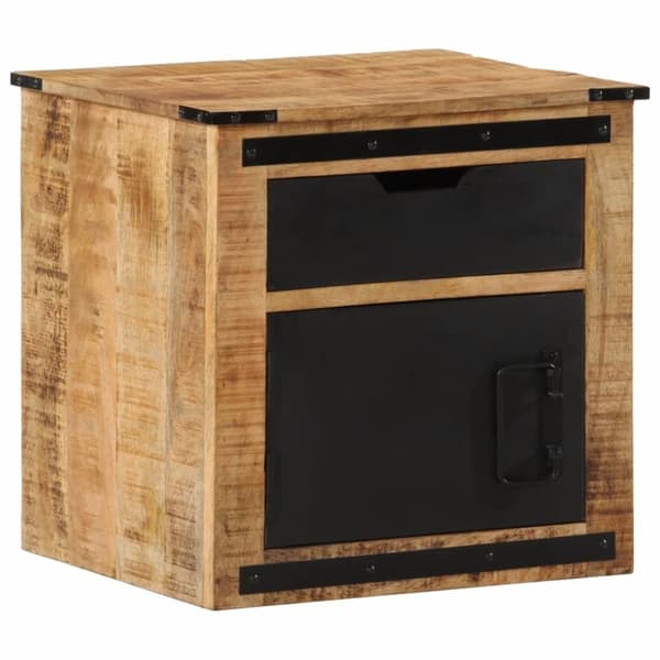 vidaXL Nattbord 45x40x45 cm heltre mango
