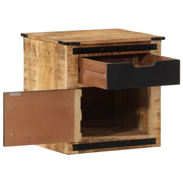 vidaXL Nattbord 45x40x45 cm heltre mango