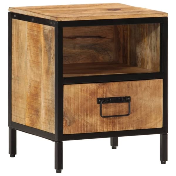 vidaXL Nattbord 40x35x50 heltre mango