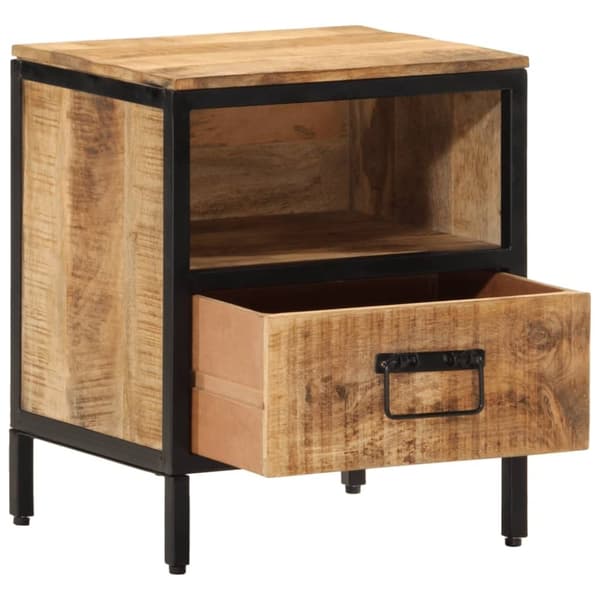 vidaXL Nattbord 40x35x50 heltre mango