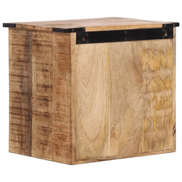 vidaXL sengebord 40x30x37 cm massivt mangotræ