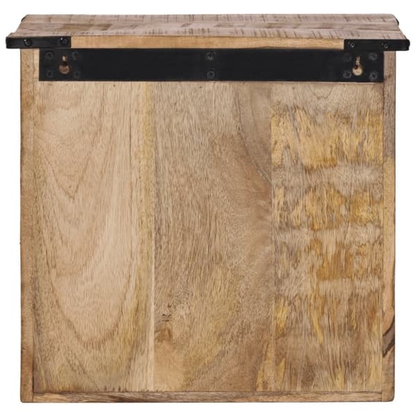 vidaXL sengebord 40x30x37 cm massivt mangotræ