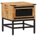 Miniatyrbilde 9 av 9: vidaXL Nattbord 40x40x45 cm heltre mango