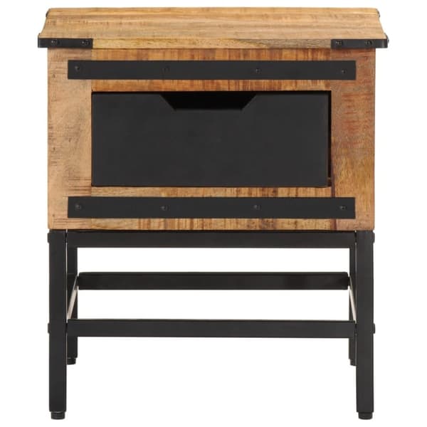vidaXL Nattbord 40x40x45 cm heltre mango