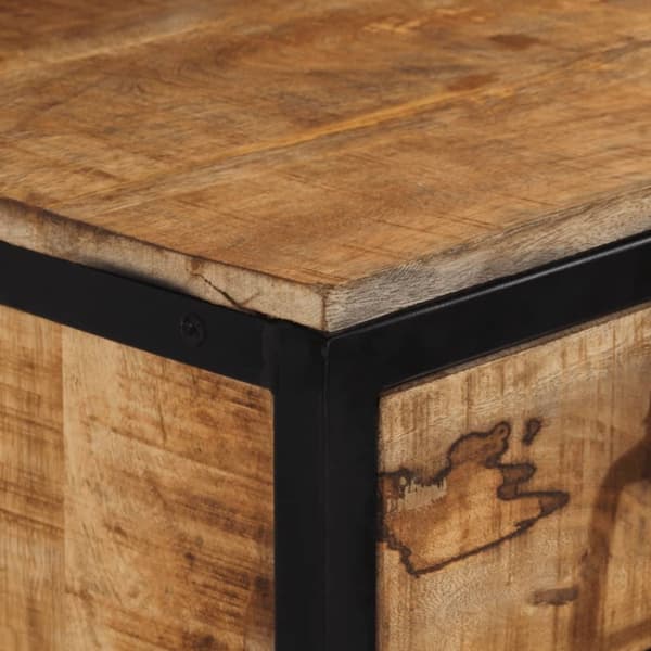 vidaXL Nattbord 40x35x40 cm heltre mango