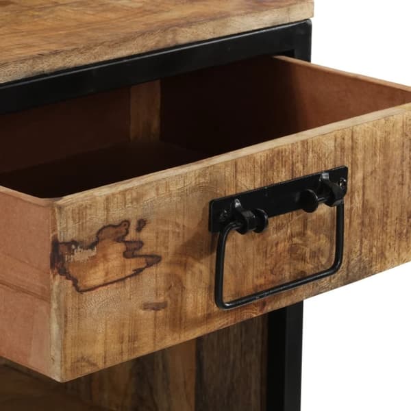 vidaXL Nattbord 40x35x40 cm heltre mango