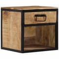 Miniatyrbilde 10 av 10: vidaXL Nattbord 40x35x40 cm heltre mango