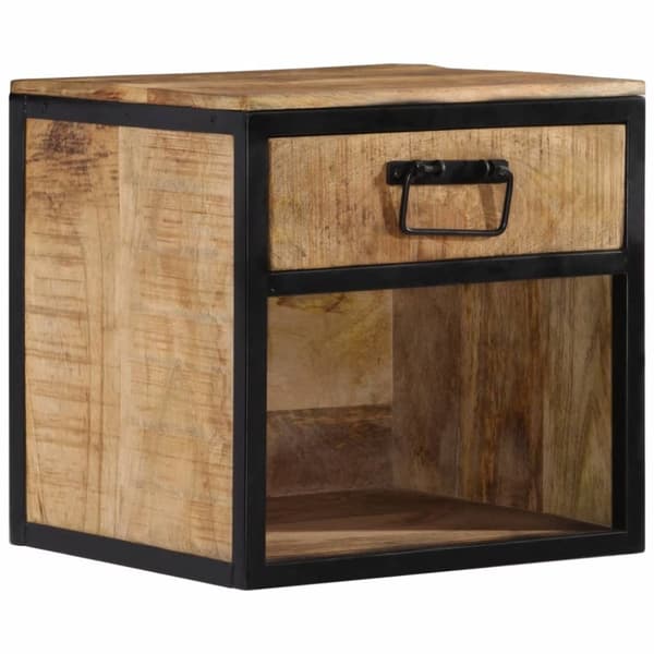 vidaXL Nattbord 40x35x40 cm heltre mango