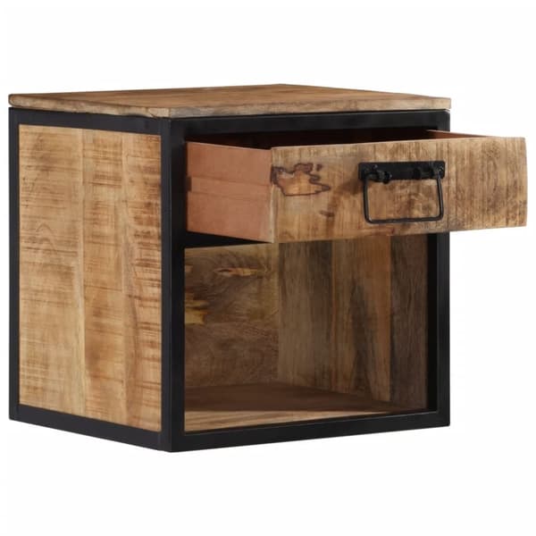vidaXL Nattbord 40x35x40 cm heltre mango