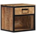 Miniatyrbilde 1 av 10: vidaXL Nattbord 40x35x40 cm heltre mango